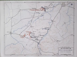 MODERN WEST POINT MAP NAPOLEONIC WARS BATTLES OF JENA & AUERSTADT FREDERICK III - Picture 1 of 2
