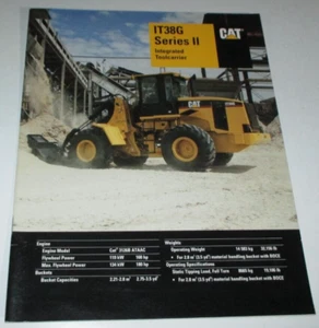 Caterpillar IT38G Series II Integrated Toolcarrier Sales Brochure AEHQ5540 2006 - Picture 1 of 3