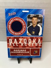 2005-06 Topps Bazooka Access Sarunas Jasikevicius #BAA-SJ Rookie Relic Pacers