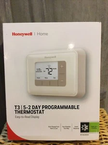 NEW HONEYWELL T3 PROGRAMMABLE THERMOSTAT 5-2 DAY SCHEDULING RTH6360D - Picture 1 of 7