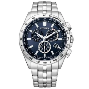 Citizen Promaster eco-drive analog radio wave stainless Watch CB5870-91L - Picture 1 of 7