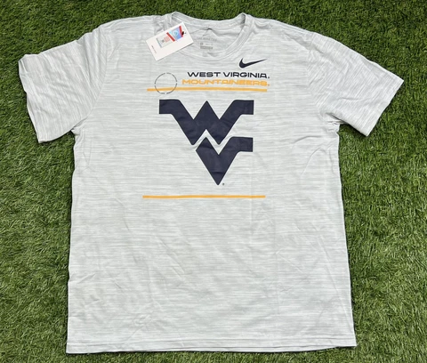 NWT'S Nike Dri-Fit West Virginia Mountaineers NCAA Shirt Men'S XL New In Bag Cover