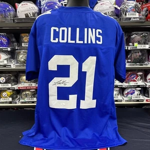 Landon Collins Signed New York Giants Autographed Blue Jersey JSA - Picture 1 of 3