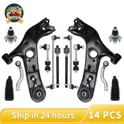 Front Lower Control Arm Tie Rod Sway Bar Link For 2006-2017 2018 Toyota RAV4 - Image 1 of 4