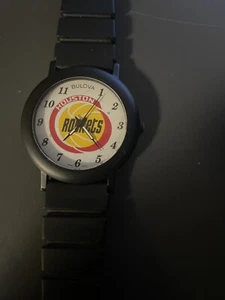 Vintage Houston Rockets Bulova  Watch Not Tested 1978 - Picture 1 of 7