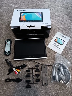 Xtrons Car Headrest DVD Multimedia Player HD116HD with remote and headphones - Image 1 of 4