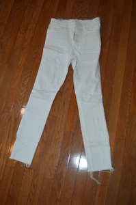 Womens JOE'S White Cotton Blend Skinny Cut Off Jeans Size 27 - Picture 1 of 3