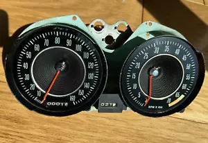 1964 C2 Corvette Speedometer & Tachometer Assembly OEM Bench Tested - Picture 1 of 7