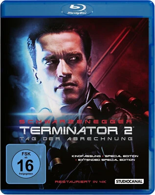 Arnold Schwarzenegger TERMINATOR 2 Tag der Abrechnung RESTAURIERT 4K BLU-RAY NEU - Bild 1 von 2