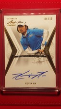KEVIN NA 2012 Leaf Ultimate Golf Gold #BA-KN1 Rookie Auto /10 PGA LIV
