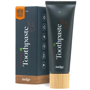 Nudge 10% Nano Hydroxyapatite Toothpaste with Vitamin E, Fluoride-Free, SLS Free - Picture 1 of 8