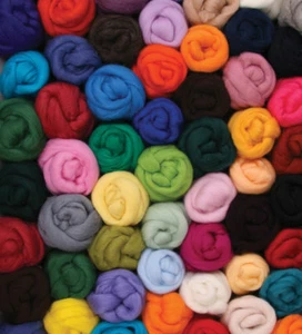 Ashford WOOL ROVING 100g Craft, Spin, Felt, Knit, Weave - Picture 1 of 27