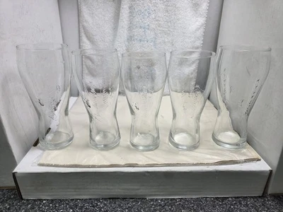 Budweiser Home Bar/ Mancave  Small Drink Glasses ( Set Of 5, 12 Ounce, Clear) - Image 1 of 4