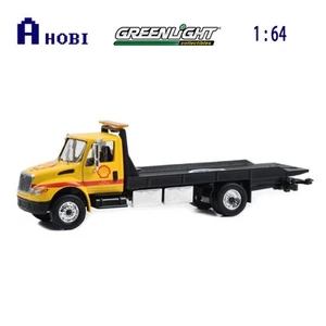 Camión de plataforma Greenlight 1:64 Shell Durastar 4400 modelo fundido a presión amarillo negro - Imagen 1 de 1