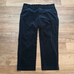 Pantalones Polo Ralph Lauren Vintage Para Hombre 42x30 Azul Preston Fit Pana Sueltos Años 90 - Imagen 1 de 9
