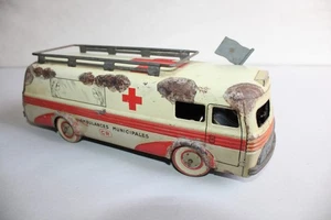 CHARLES ROSSIGNOL ancien bus ambulance municipales N° 982 moteur à clé  Réf H99 - Imagen 1 de 12