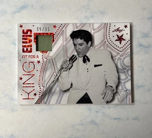 2024 Leaf Elvis Presley Icon Collection Fit For A King Worn Wardrobe Relic 89/99 - Bild 1 von 2