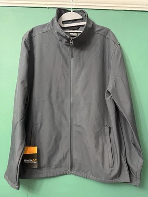 Regatta Softshell Jacket Mens L Large Grey. TRA680 - Image 1 of 4
