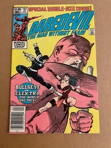 Daredevil #181 Kiosk Marvel 1982 Frank Miller Art Death of Elektra Bullseye - Bild 1 von 2