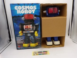 Vintage 1980's Kamco Battery Operated 13" Cosmos Blue Robot NMIB - Picture 1 of 11