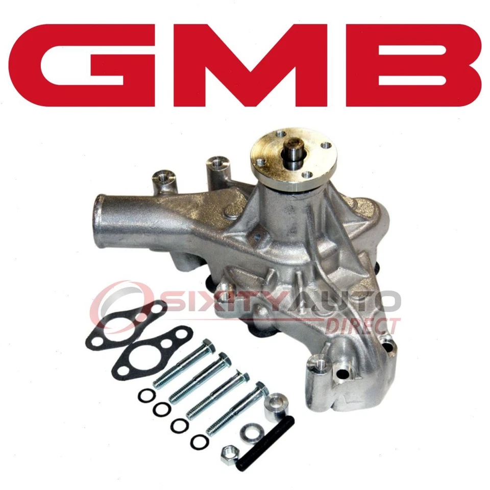 GMB Water Pump for 1977-1987 Pontiac Firebird 4.4L 5.0L 5.7L V8 - Coolant fq Foto 1 de 4