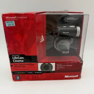 Microsoft Life Cam Cinema H5D00001 (5MP Webcam) Factory Sealed Model 1393 - Image 1 of 4