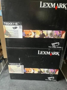 Lexmark T650H31E & T654x11e joblot of original toners - High Yield - Afbeelding 1 van 1