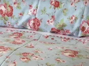 Kath Kidston Ikea Rosali blau Doppel Bettwäscheset, 4 Kissenbezüge. - Bild 1 von 1