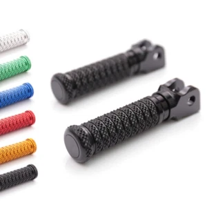 M-GRIP Front Foot Pegs For Harley XR1200 Dyna Fatboy Lo Sportster 883 - Bild 1 von 14
