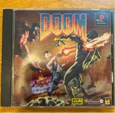 Doom PlayStation PS1 Used Japan Import Action Game Boxed Tested Working 1996 - Image 1 of 4