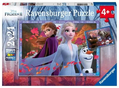 Ravensburger Puzzle Disney Frozen Kinderpuzzle 2x24 Elsa Anna Spielzeug - Neu