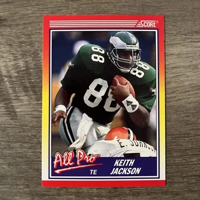 1990 Score Keith Jackson Philadelphia Eagles #588 NFL MINT - Image 1 of 2