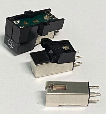 3- Cartuchos Audio Techinica Vintage + 1 Stylus ~ Prueba Buena ~ Piezas Foto 1 de 4