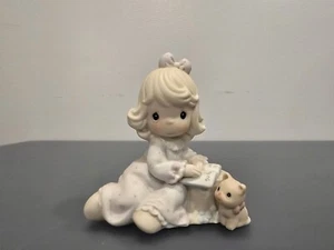 🚨 Precious Moments 530980 You Fill the Pages of My Life Vintage Girl Cat Book - Picture 1 of 9