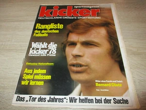 Kicker 27.12.1978 104/105/78 Bernard Dietz MSV Duisburg - Bild 1 von 1