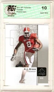A.J. Green AJ 2011 SP Authentic Upper Deck Rookie Card PGI 10 - Picture 1 of 1