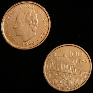 *GUTSE* J. CARLOS I-4, 100 PESETAS 1996, LIS REVERSO, B.O., SIN CIRCULAR. - Picture 1 of 1