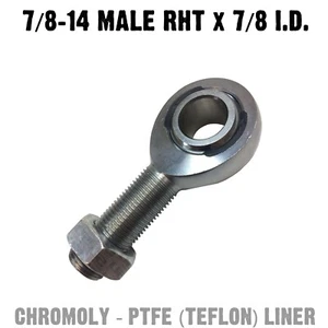 Chromoly PTFE Heim Joint 7/8 x 7/8 Male RHT Custom Fabrication Spherical Rod End - Bild 1 von 7