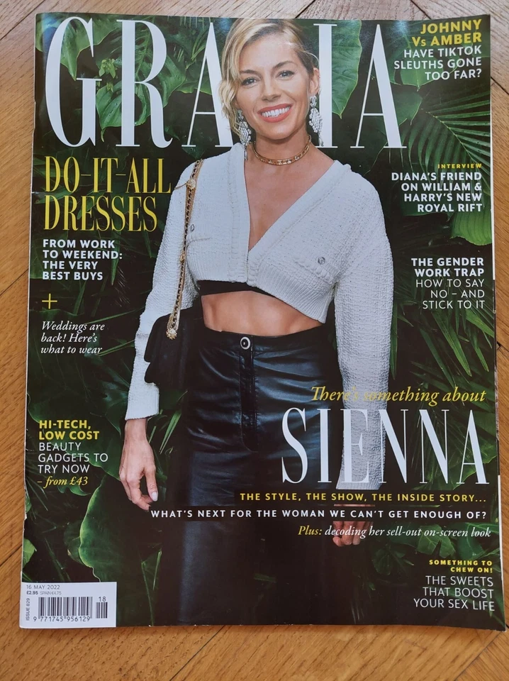Grazia UK Magazine 16th May 2022 Sienna Miller - Image 1 of 1