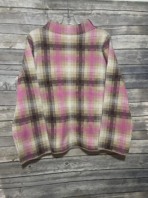 Ann Taylor Women’s Sweater Multicolor Long Sleeves Mock Neck Size Large - Image 1 of 4