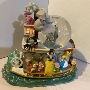 Disney Schneekugel Mickeys 75th Anniversary Steamboat Mickey Mouse Musical defekt - Bild 1 von 10