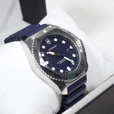 Victorinox Dive Pro Hombre Esfera Azul Cuarzo Acero Inoxidable Correa Goma Reloj 24 Foto 1 de 4