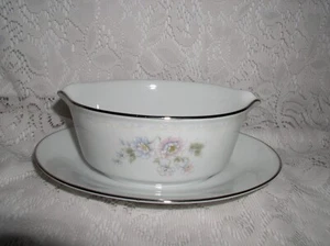 Noritake Fine China Summerfield Soße mit angesetztem Unterteller TOP - Bild 1 von 4