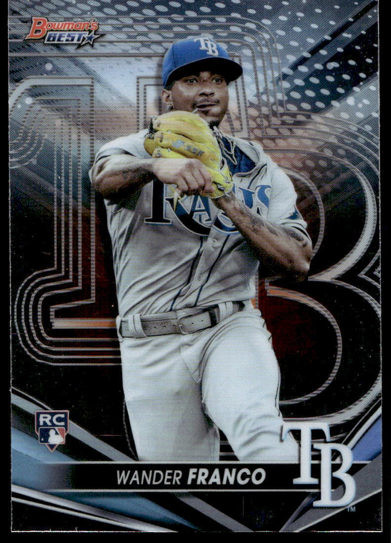 2022 Bowman's Best 39 Wander Franco Tampa Bay Rays Rookie Card RC