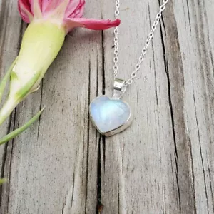 Lush Ciondolo Fatto a Mano Pietra Preziosa Arcobaleno Pietra Preziosa Arcobaleno Argento Sterling 925 C-705 - Foto 1 di 4