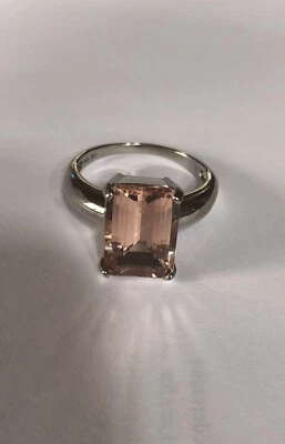 Morganit Ring 7ct Platin 600 - Bild 1 von 4