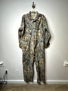 Walls Vintage 90s Camo Hunting Long Sleeve Coverall Men's XL - Picture 1 of 10
