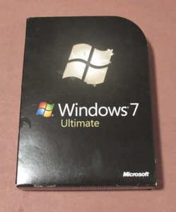 Windows 7 Ultimate Upgrade 64-Bit DVD + Product License Key Original Boxed - Picture 1 of 4