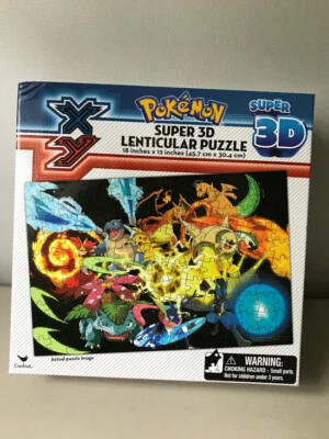 Nuevo Puzzle Pokemon XY 3D Lenticular 150 Piezas Foto 1 de 2