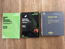 Lot of vintage books and software for apple IIe